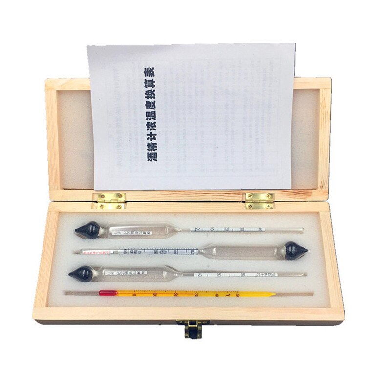 Professionele Alcohol Meter Alcohol Hydrometer Tester Voor Wodka/Whiskey (Geen Cilinder) (Bereik: 0-40, 30-70, 70-100)
