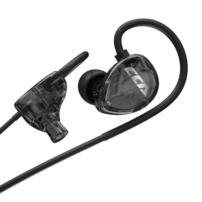 Cca csa 1dd hifi in-ear-kopfhörer, monitor-kopfhörer, in-ear-ohrhörer, sport-headset mit geräuschunterdrückung, kz zax zsx zsn pro  zs10 pro asx: Csa black biao