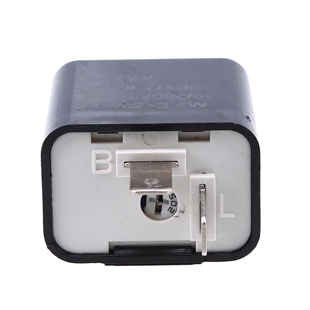 Relais de clignotant LED 12V, 2 broches, indicateur de fréquence, moto, moto, fixation, Protection Multiple, sûr