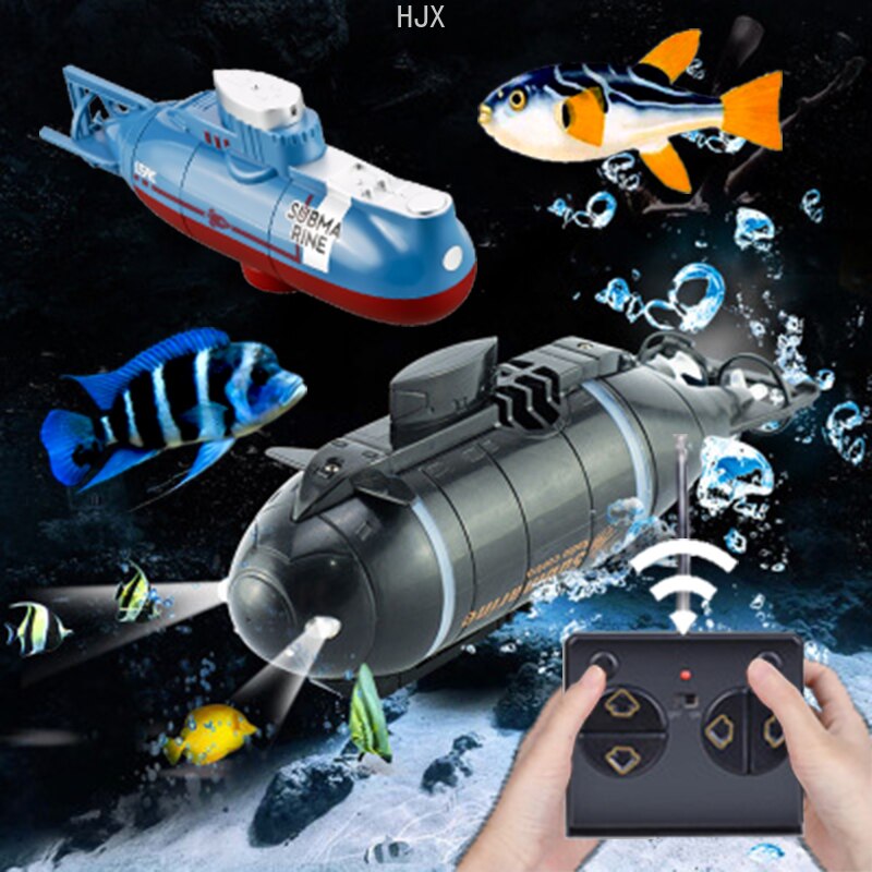 Afstandsbediening Submarine Fish Tank Aquarium Speelgoed Voor Kids Kinderen Rc Boot Onder Water Speelgoed Jongen Elektrische Meisje 6 8 Jaar Oud