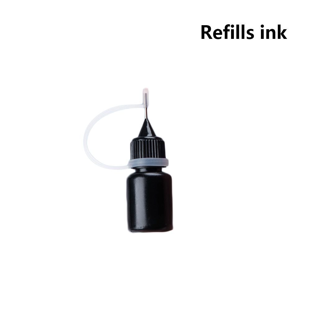 Practical Privacy Security Stamp Self-Inking Confidential Seal Messy Code Theft Protect Protect Tool Information Eliminator: refills ink