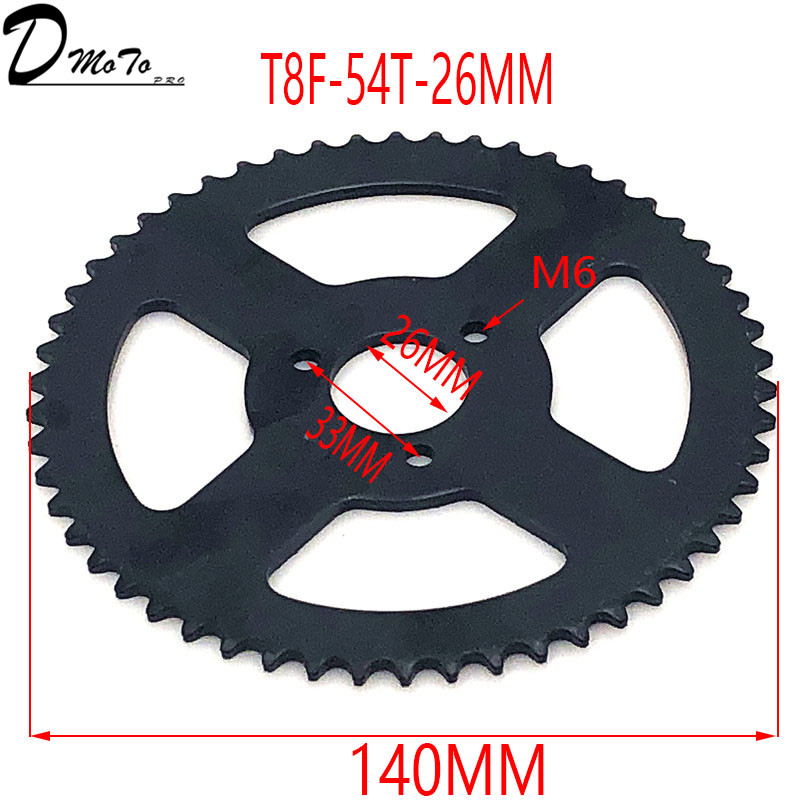 38 44 54 64 74 tand 38t 44t 54t 64t 74t t8f 35mm baghjul mini moto atv quad dirt pit pocket bike cross 47cc 49cc dele