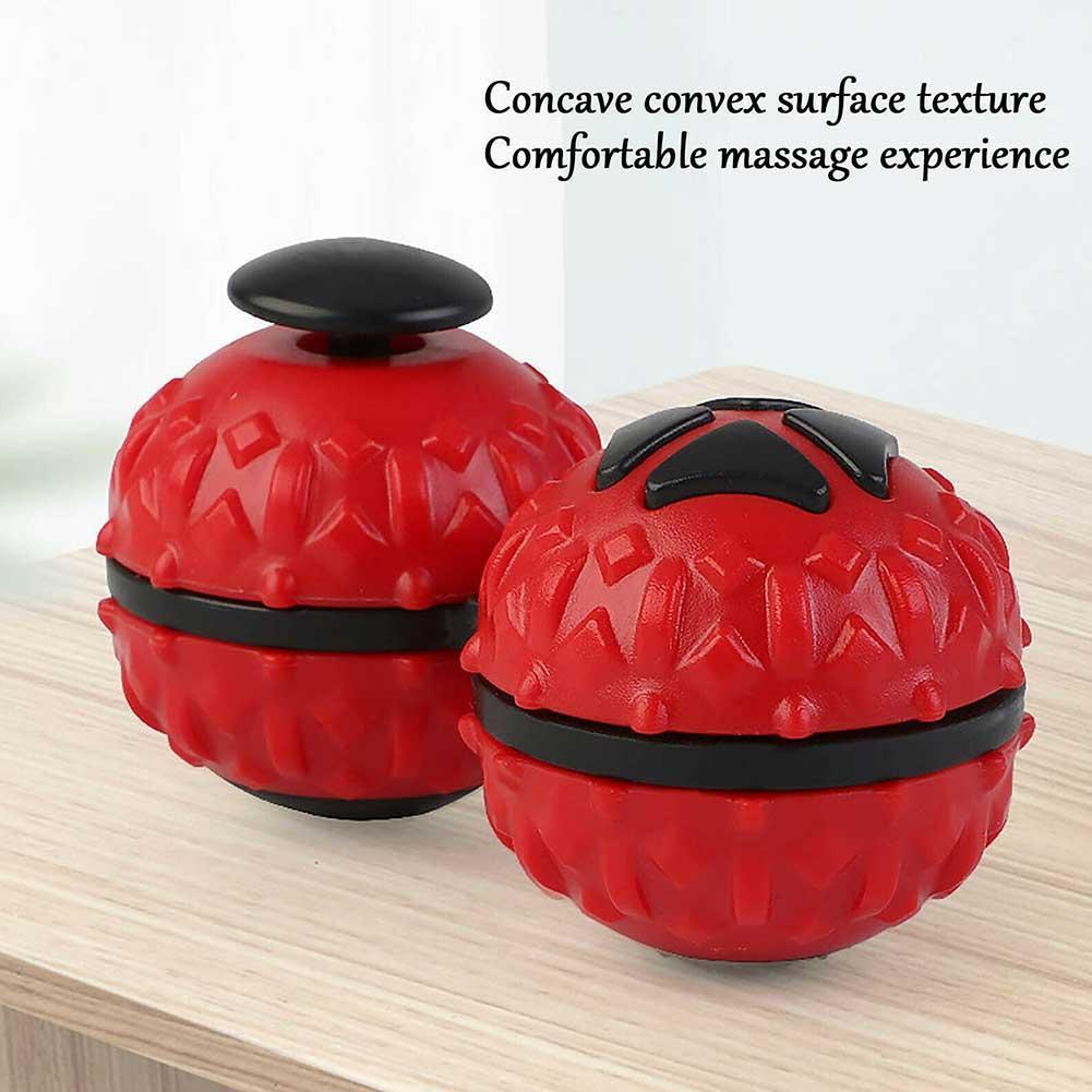 Dekompression Massage Ball mit ASMR Klang 2 in 1 Verbunden Fingerspitze Kreisel Massage Ball Hand Spinner Zappeln Multi-funktion spielzeug