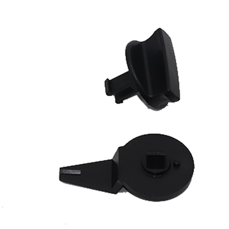 for vw Touran trunk box Luggage lock Tail box buckle Triangle warning card bracket knob 1T0 867 468: 1pair  black