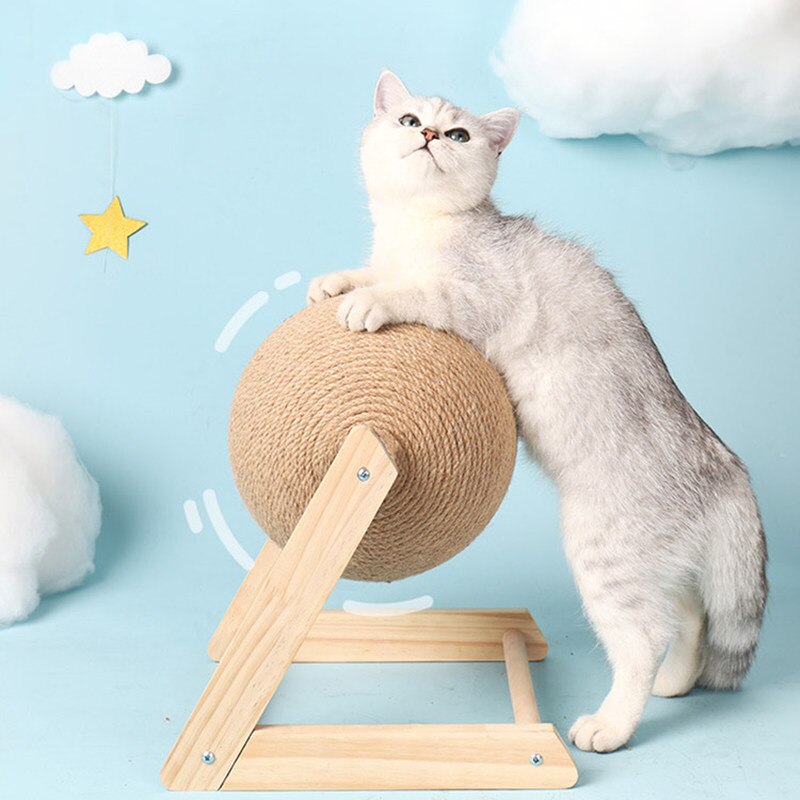 Cat Wheel Cat Scratcher Sofa Protector Scratching Post Cats Climbing Frame Shelf Cats Exercise Wheel Pet Products Pets Furniture