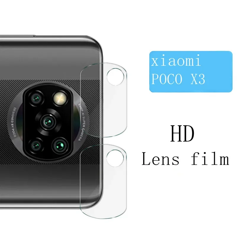 3 Stück für Xiaomi Mi PocoF2Profi PocoX3 Displayschutzfolien Kameraobjektiv Glasfolie auf Xiaomi Mi PocoX2 PocoM2Profi Hinweis 10 Profi Poco X3 X