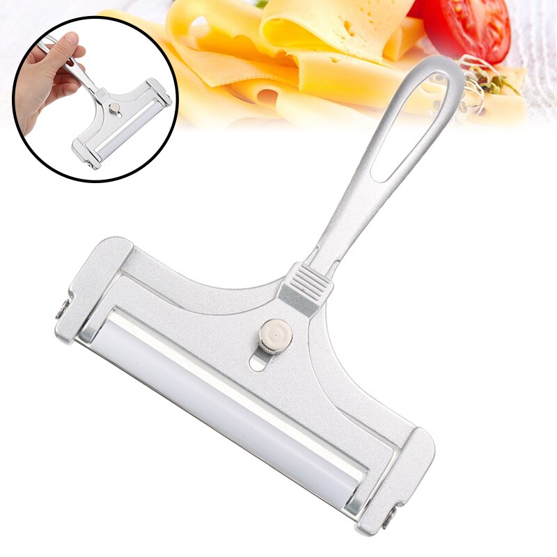 Verstelbare Kaas Slicer Cutter Slice Tool Boter Schaafmachine Rasp Met Draad Legering 4.6''
