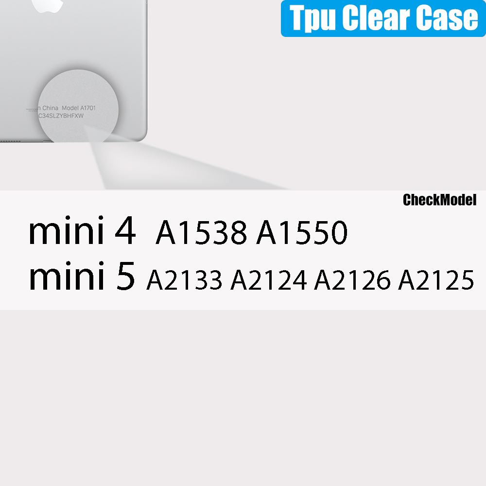 TPU Doorzichtige Hoes Voor Ipad Pro 11 12.9 10.5 9.7 9e Generatie Mini 6 Air 5 4 2 1 10e 8 7 5 Protect Funda Ipad Accessoires: Black