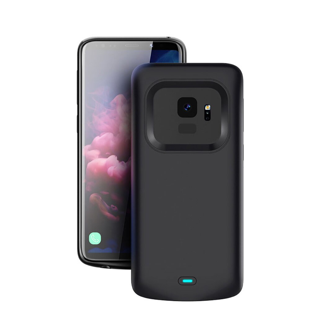 Coque de chargeur de batterie en TPU souple, étui de chargeur de batterie pour Samsung Galaxy S9 S8 Plus Note 8 Note 9