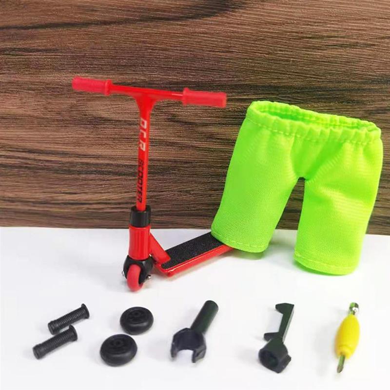 12/10 Pcs/Set Legering Mini Vinger Scooter Model Set Voor Kinderen Interactieve Vinger Speelgoed Sensory Activiteit Vinger Scooter Skateboard kit: type 4