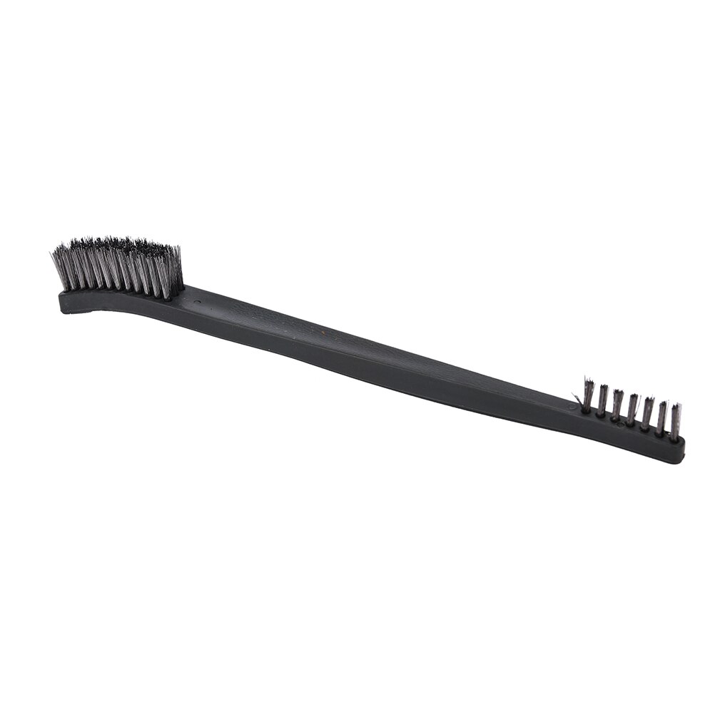 3 stk/sett 17cm stålbørster nylon messing stålbørste egnet for rengjøringsverktøy støvborr børstesliper