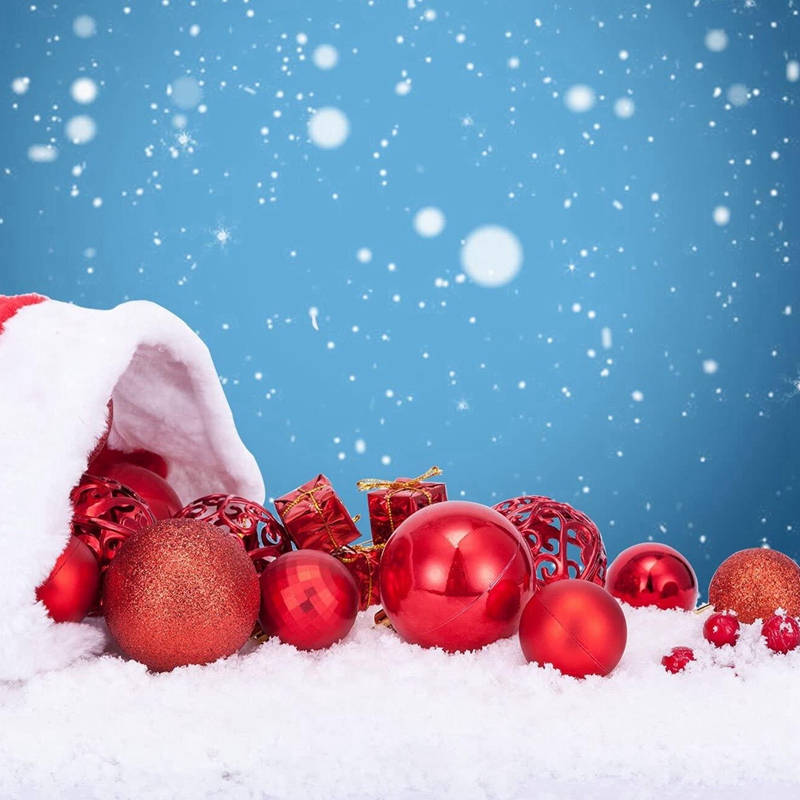 6 Stuks Kerstboom Decoratie Bal, Jaar Decoratie Winkelcentrum Plafond Venster Helder Holle Bal