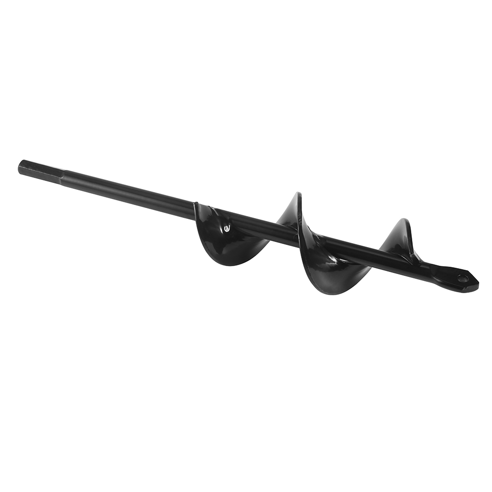 Drillforce-plantation de jardin en spirale pour perceuse de fleurs, tarière à tige hexagonale, pour creuser des trous: 4 x 22cm