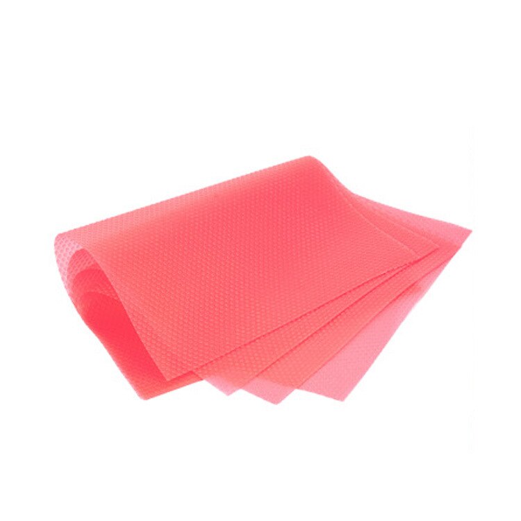 4 stuks snijbare kastmat isolatie eettafelmat kastmat vochtwerende mat lademat papier: Roze