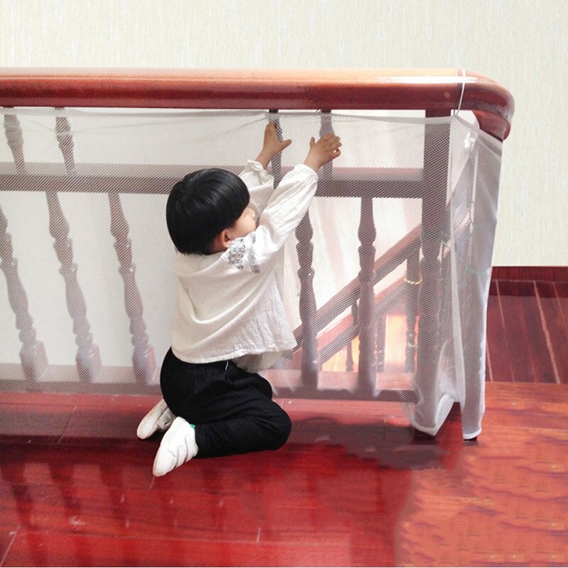 IMBABY 3M Stairs Mesh Child Safety Barrier Fall Thickening Mesh Stair Balcony Protection From Children Safety for Baby Pet