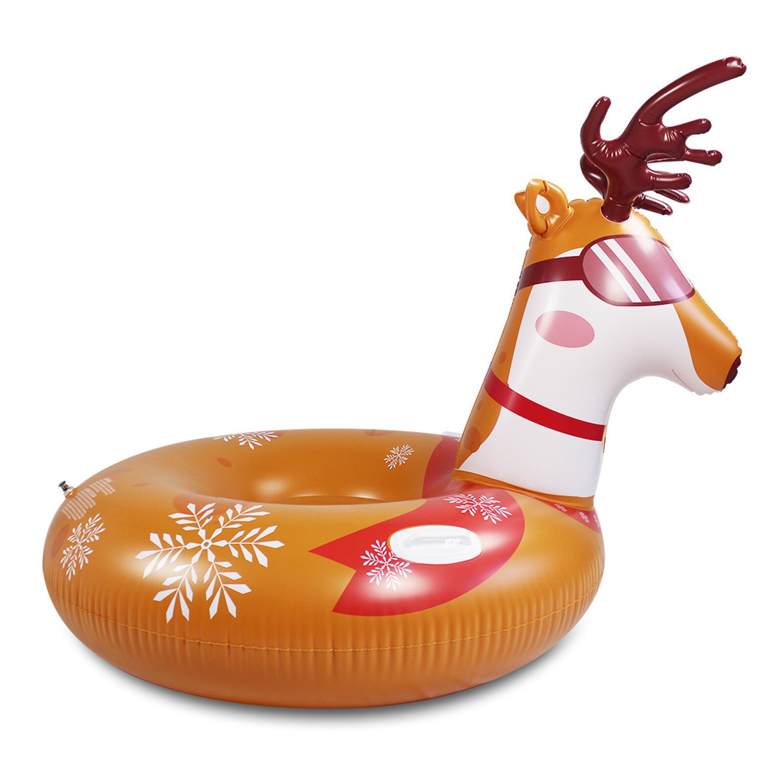 Winter Zware Elanden Sneeuw Buis Opblaasbare Slee Met 2 Handvatten Voor Kinderen Volwassen Sneeuw Buis Opblaasbare Slee