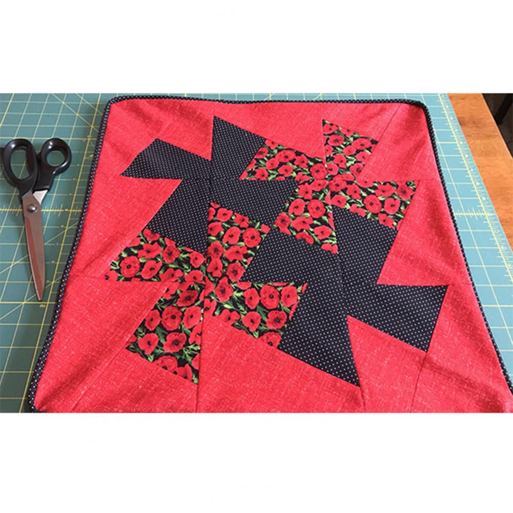 Transparent Plastic Twist'n Stitch Ruler Pinwheel Block Sewing Quilting Template Windmill Stitching Cutting Rulers DIY Supplies