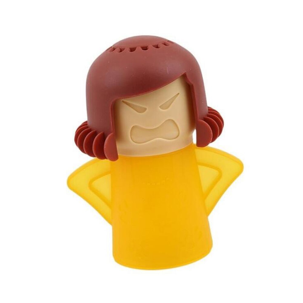 Mom Mama – nettoyeur à vapeur de four à micro-ondes, nettoie facilement le four à micro-ondes et le réfrigérateur: Yellow
