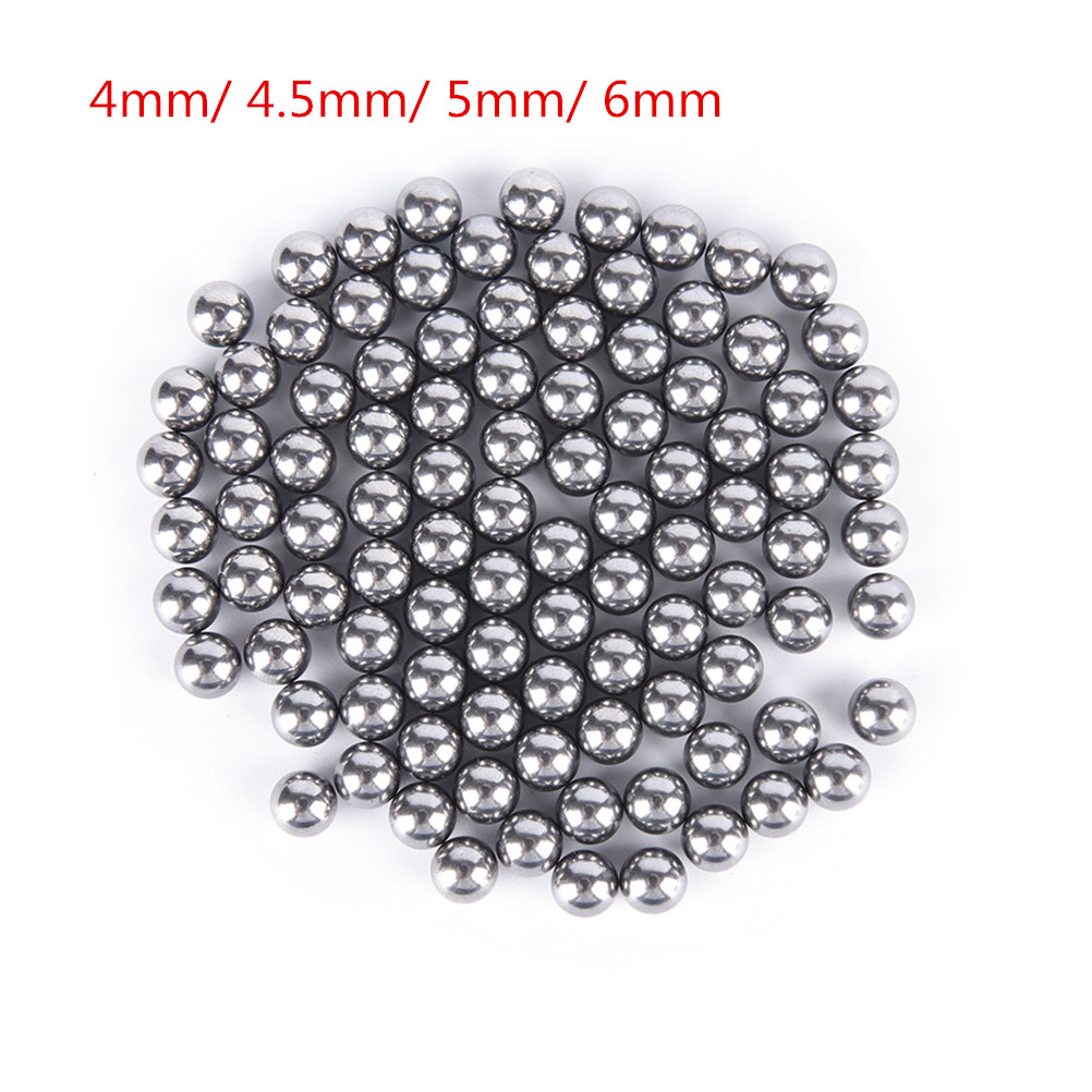 4Mm 4.5Mm 5Mm 6Mm Fiets Fietsen Steel Kogellager Silver Tone Fietsen Vervanging Ballen Vervanging onderdelen 100 Stuks