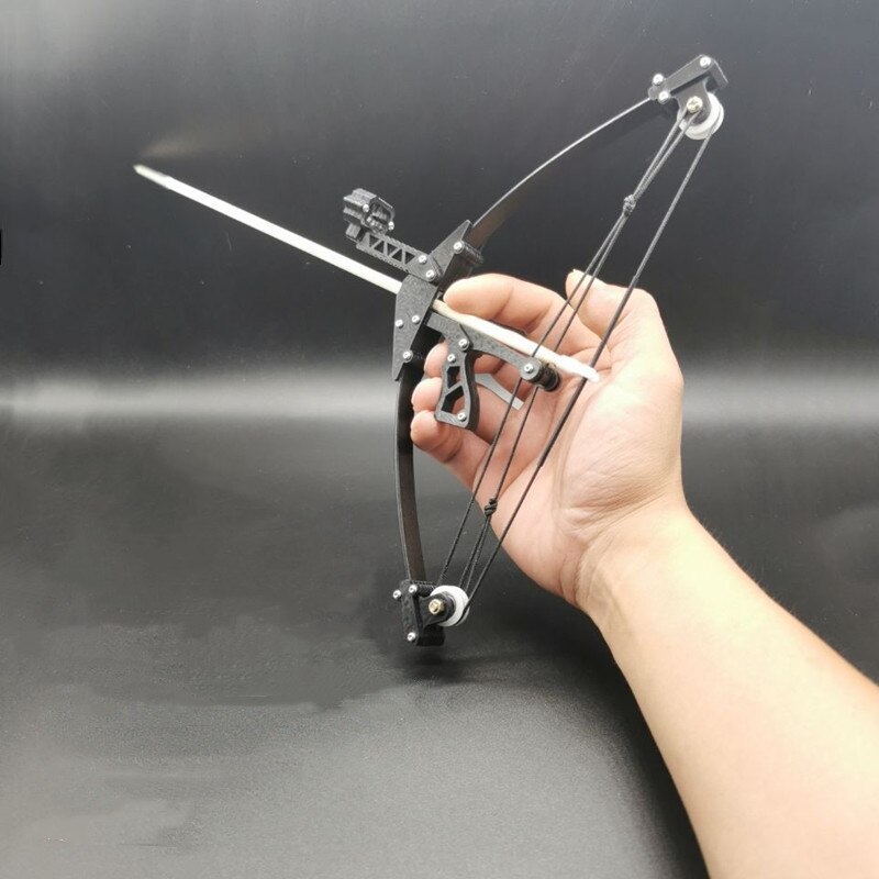 mini arco composto asse corto triangolo arco tiro con l'arco potente arco in acciaio inossidabile creatività sport tutto'aria aperta tiro con la freccia