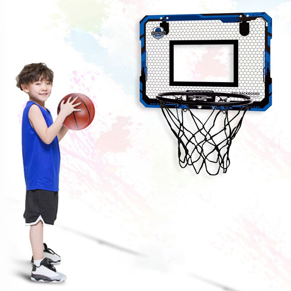 Kinder Mini Basketbal Hoepel Met Elektronisch Scorebord Bal Backboard Outdoor Indoor Excersise Accessoire Grappig Spel Speelgoed