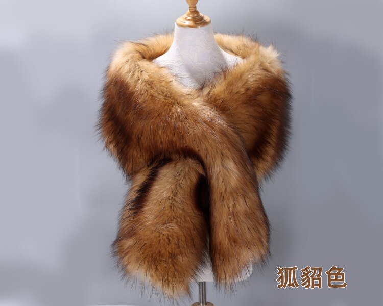 Bont Faux Winter Bolero Vrouwen Bruids Sjaal Bruiloft Cape In Voorraad Mantels Jas Jas Voor Avondfeest: 10
