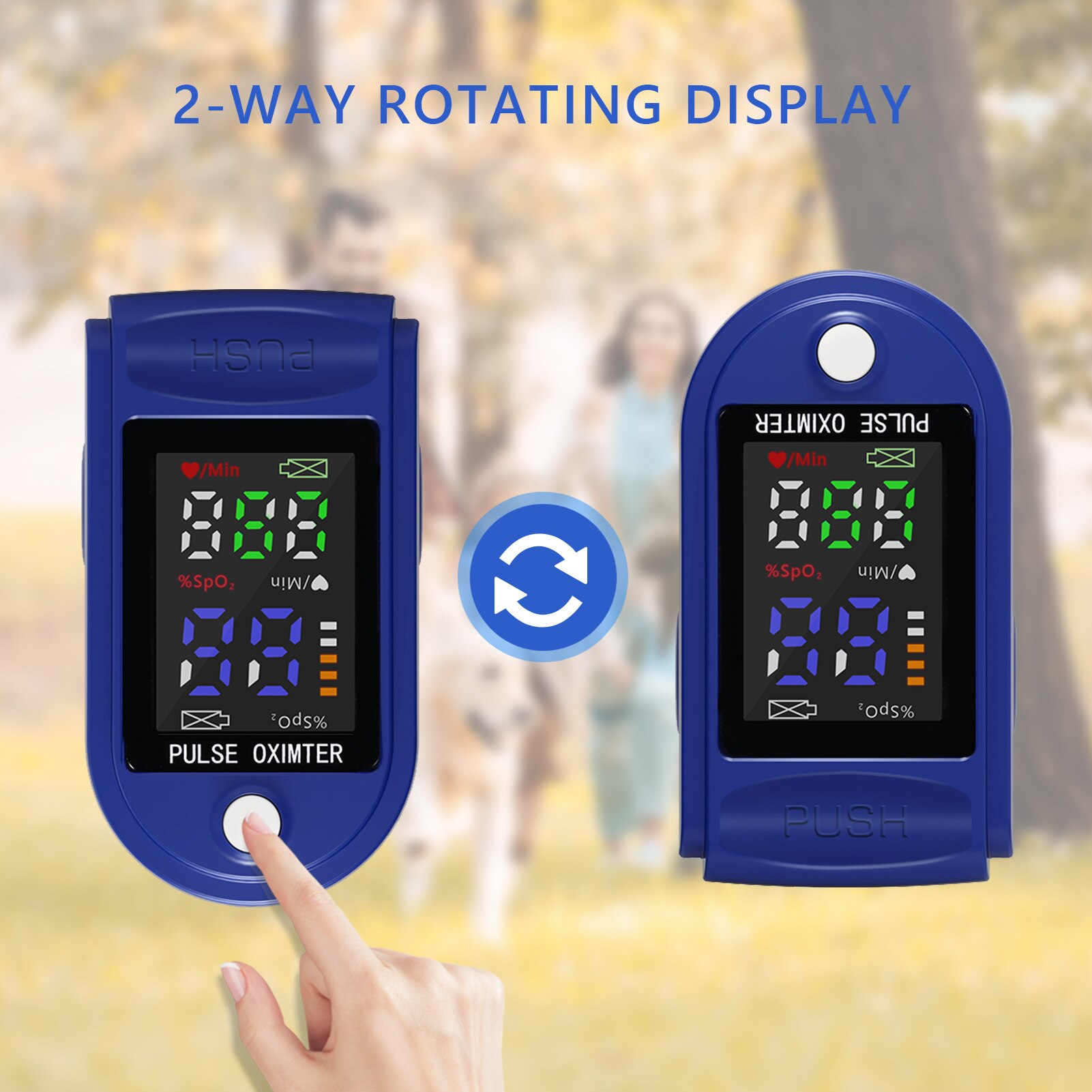 Pulsoximeter Finger Blut Sauerstoff Sensor Sättigung Digitale OLED/LED Display Oximeter SpO2 Monitor PR Puls Rate Messung