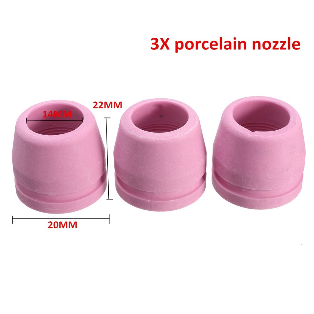 Accesorios para máquina cortadora de Plasma 26 Uds SG-55 AG-60 WSD-60P Kit de consumibles de boquilla de punta de antorcha de corte