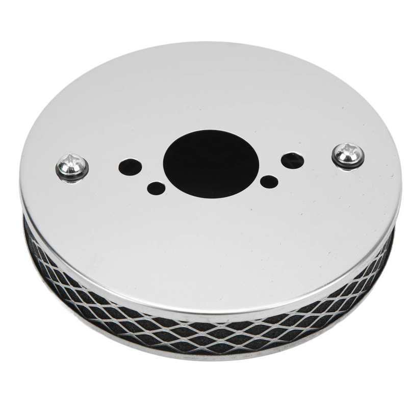 14x3cm High Flow Luchtfilter Chroom Metalen Vervanging Voor SU Hs2 1 Inch Carburateur 14x3cm High Flow Luchtfilter Chroom Metalen Vervanging Voor SU Hs2 1 Inch Carburateur