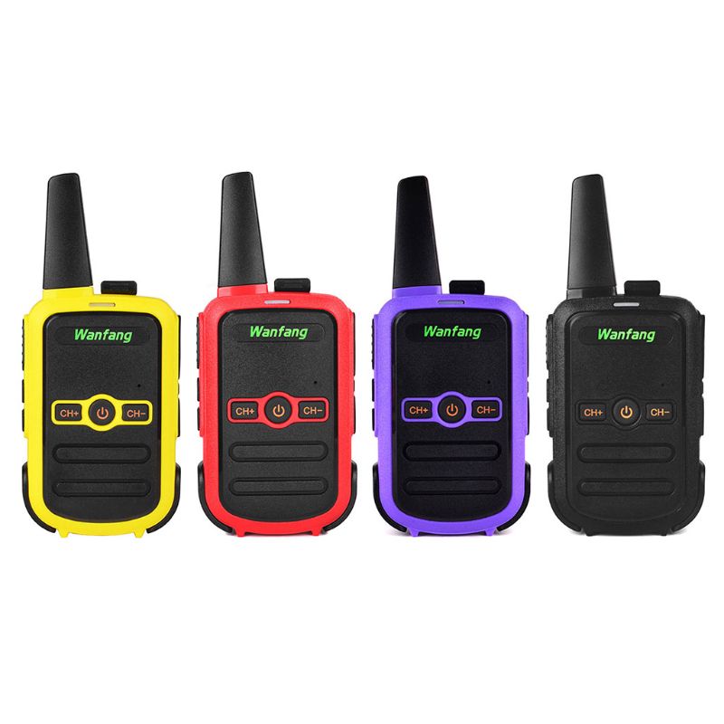 Walkie-talkie mini color ultra-thin ultra-small USB direct charging
