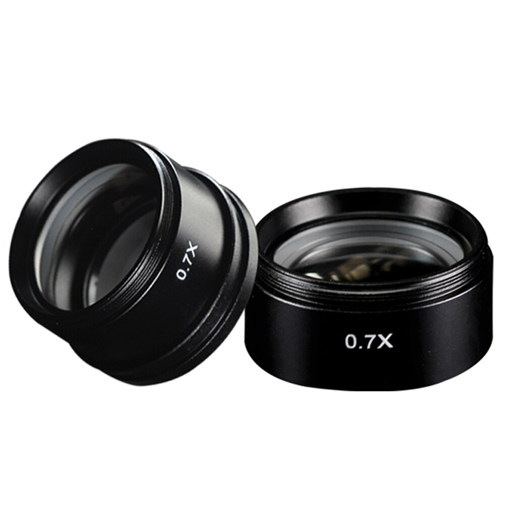 Microscoop Auxiliary Objectief Barlow Lens Verhogen Werkafstand Van Microscoop 0.5X/0.7X/2X/Stofdicht Clear Lens