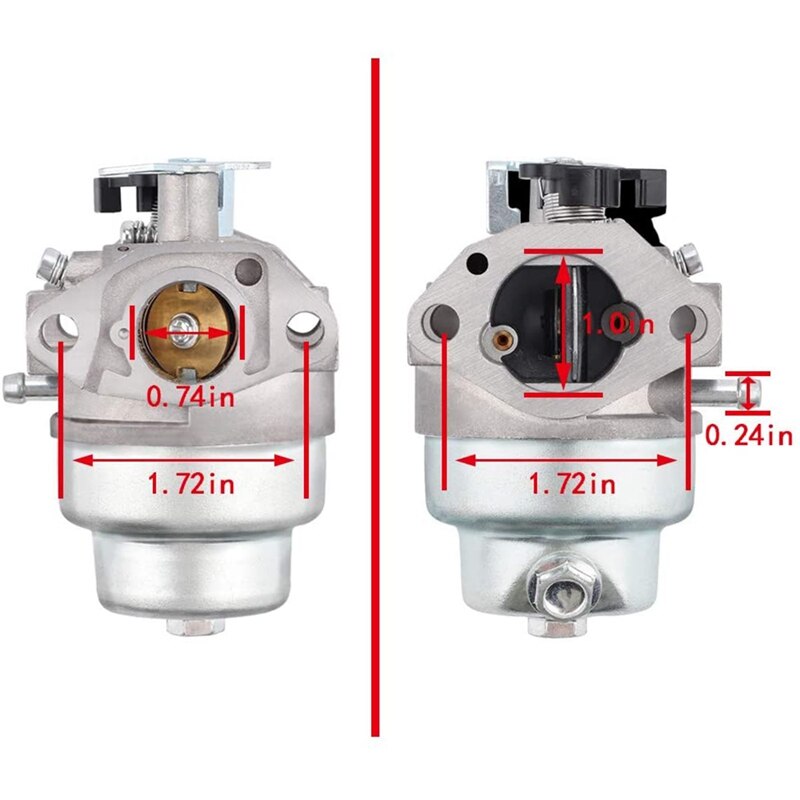 Forgasser + pakning + luftfilterplugg til honda gcv 160 motor hrb 216 hrr 216 tidtaker 216 hrt 216 hrz 216 gressklipper