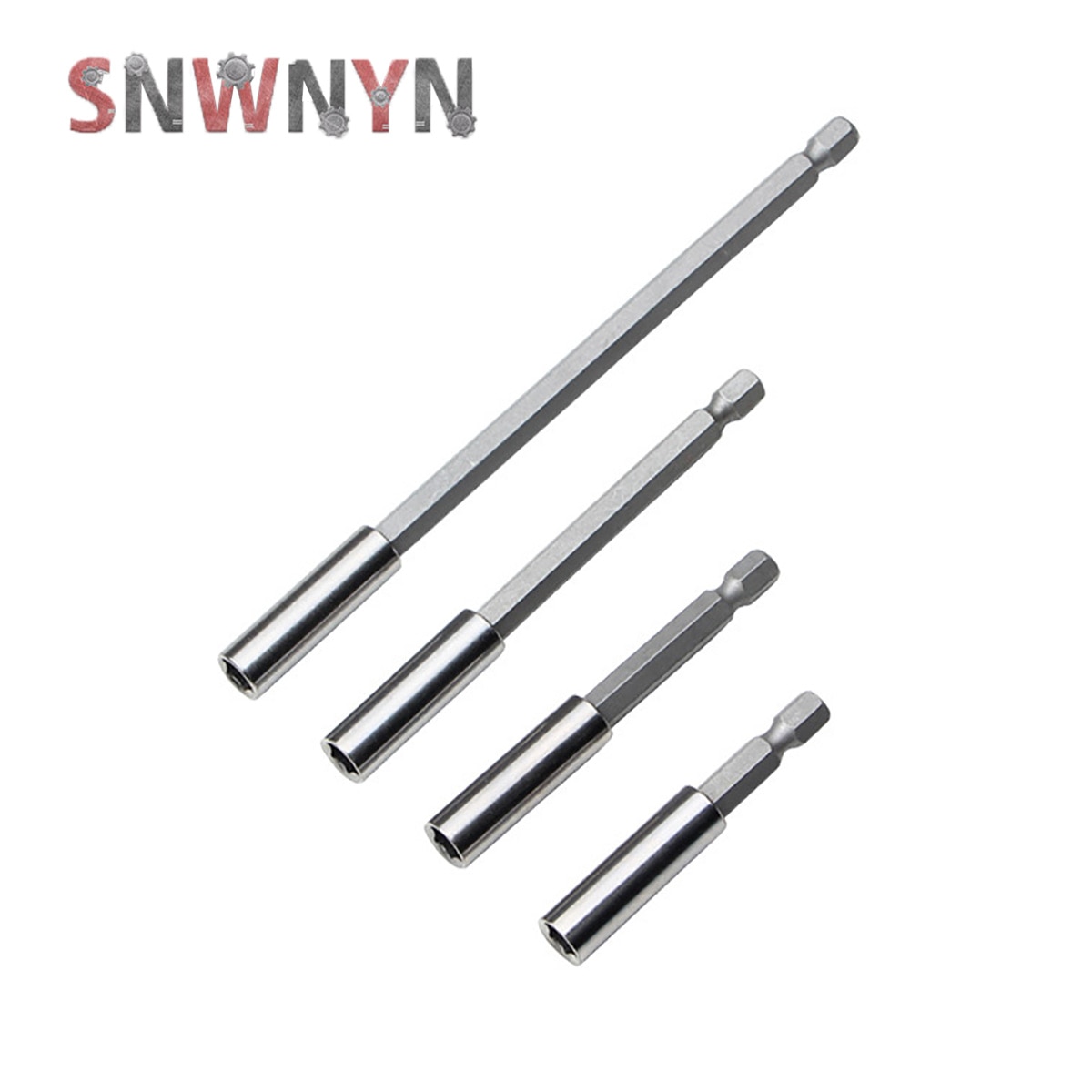 1pc 1/4" Hex Rod Shank Long Handle Screwdriver Tip Holder Extension Bit Set Extensions Quick Change Hand Tool Socket