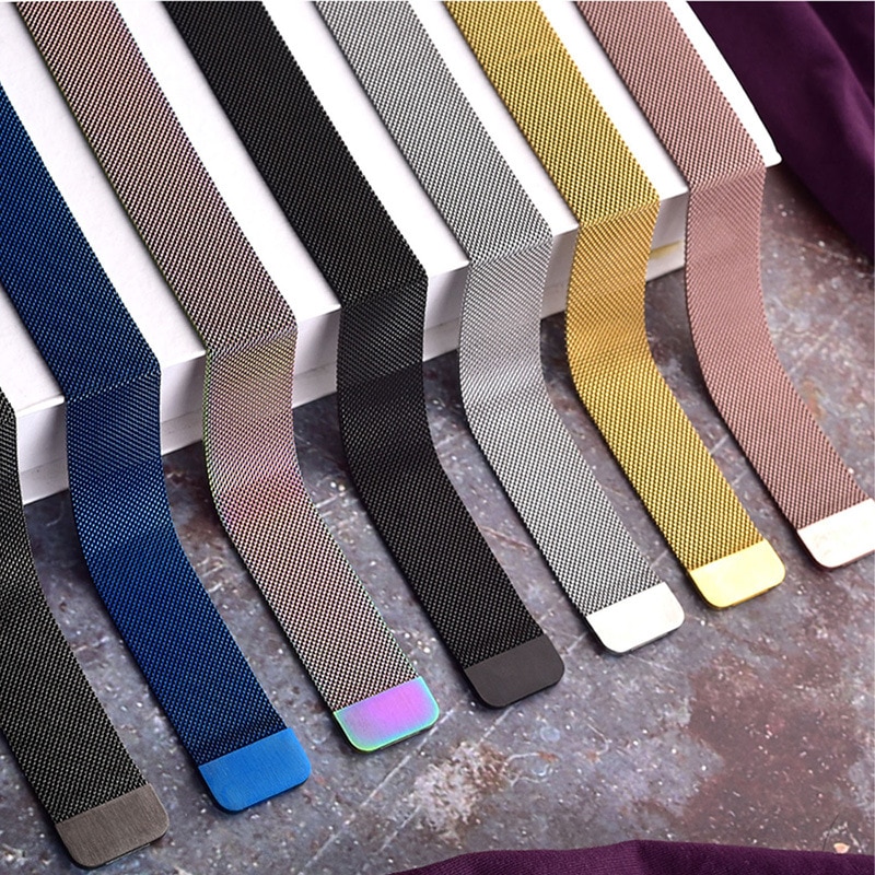 Metal Strap for Apple Watch Series 5 4 3 2 1 38mm 40mm 42mm 44mm Stainless Steel Wrist Strap Bracelet for iWatch Accessories