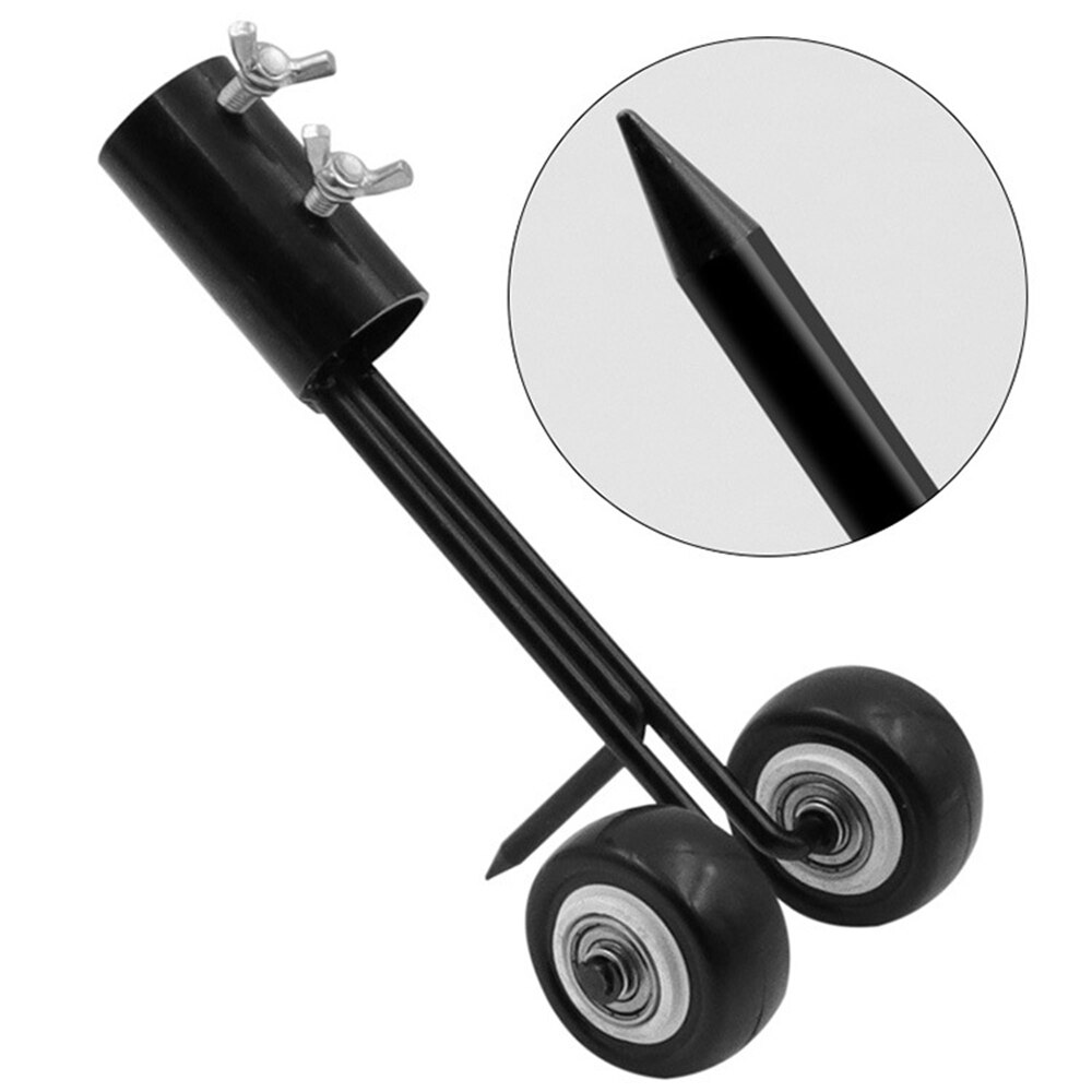 Adjustable Crevice Roller Gap Weeder Free Bending Weeding Hook Gardening Weeder Head Quick Weeding Tool: Straight hook