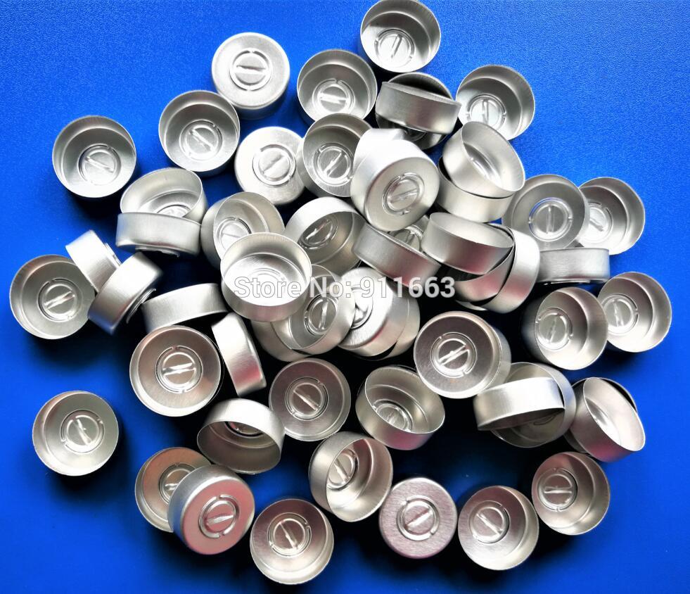20mm aluminiowa nakładka, 30 sztuk/partia, czapki farmaceutyczne, korek uszczelniający fiolki, górna część uszczelniająca, zamknięta fiolka, aluminiowe blaty robić fiolki ze szkła zagniatanego: srebro