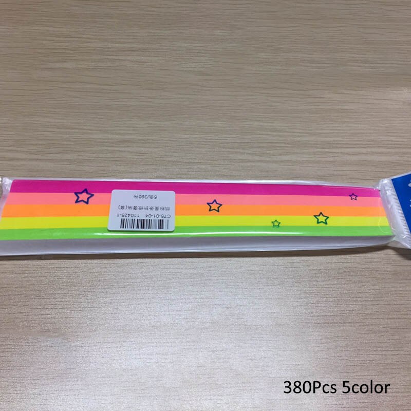 Wykonany ręcznie kolorowe karty DIY prezent Quilling papieru gwiazda na szczęście rzemieślnicze origami 380/540szt. paski papieru papier pakowy: 380szt 5kolor