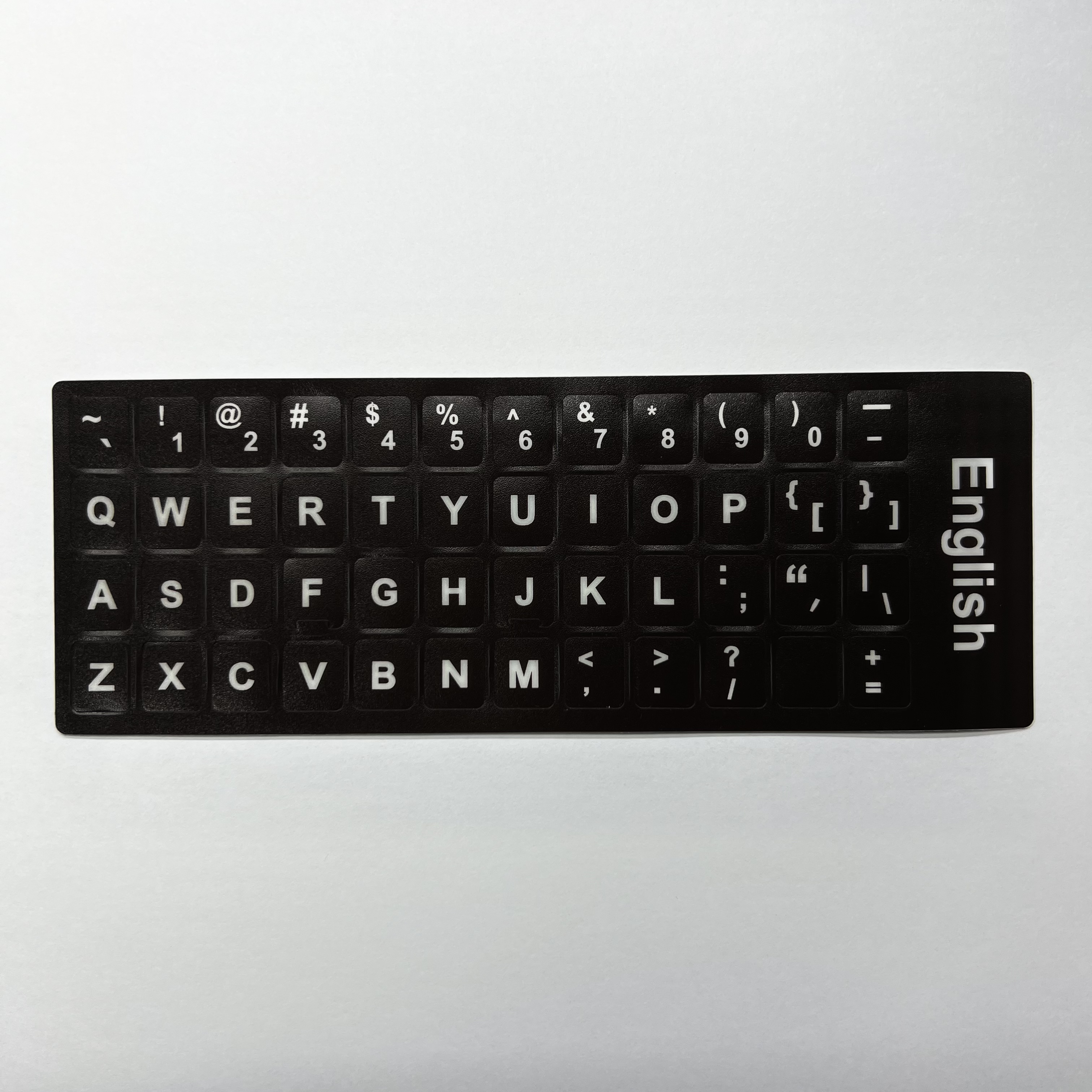 English Spanish Italian Korean French Deutsch Keyboard Stickers Frosted PVC Language Keyboard Sticker For Laptop Desktop PC: Clear
