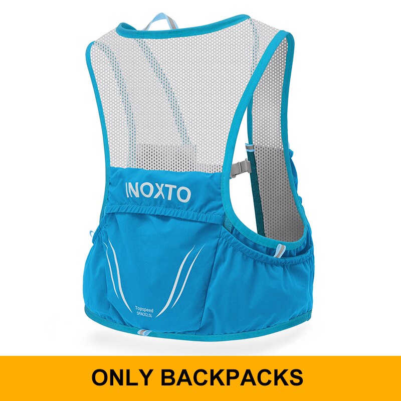Inoxto Lichtgewicht Running Rugzak Hydratatie Vest, Geschikt Voor Fiets Marathon Wandelen, ultra-Licht En Draagbare 2.5L: blue