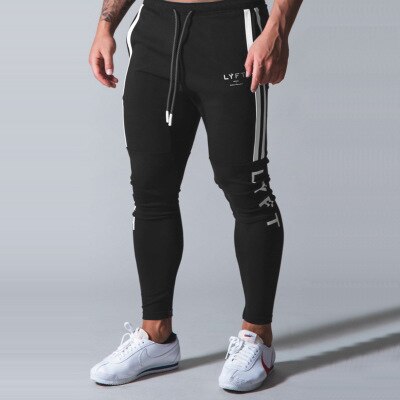 Sport Pants Mens Joggers Sweatpants Gym Bodybuilding Running Trousers Workout Training Trackpants Fintess Jogging Pants Men: Black / XXL