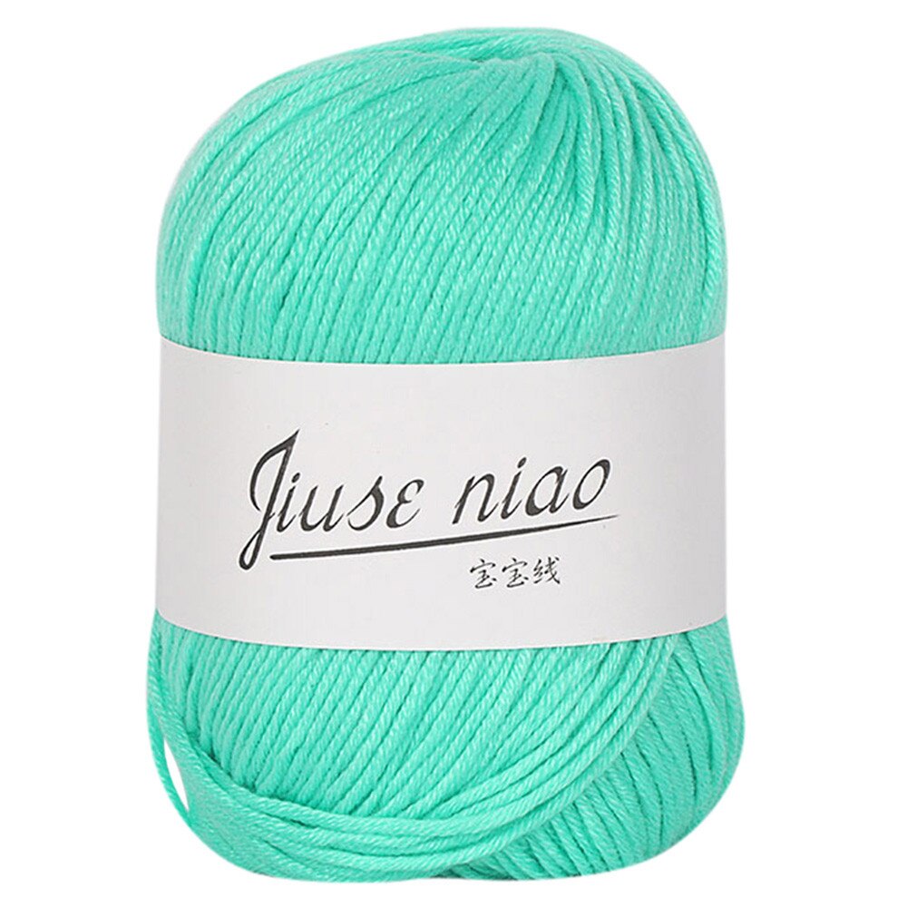 1PC 50g Chunky Colorful Hand Knitting Baby Milk Cotton Crochet Knitwear Wool Pelote Coton Crochet Milk Cotton Yarn Knitting Yarn: A