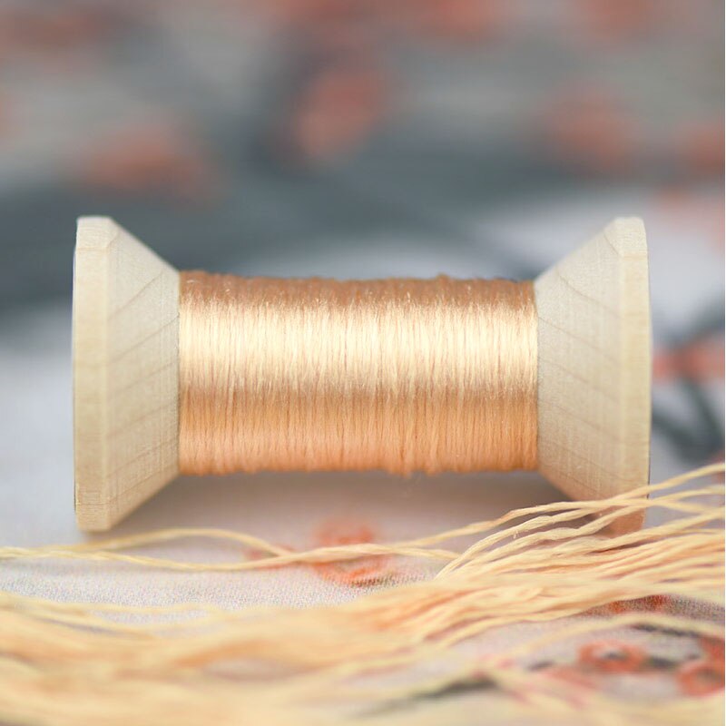 Reddish brown embroidery thread/practical mini spool/suzhou embroidery thread /DIY common thread: 3