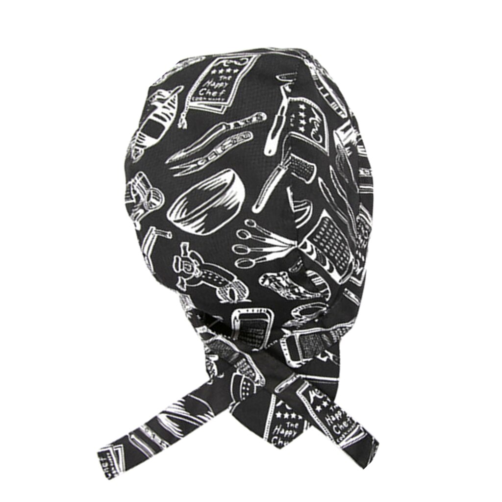 Pirate Skull Cap Chef Hat Waiter Cap Chef Cap Catering 13 Patterns: 10