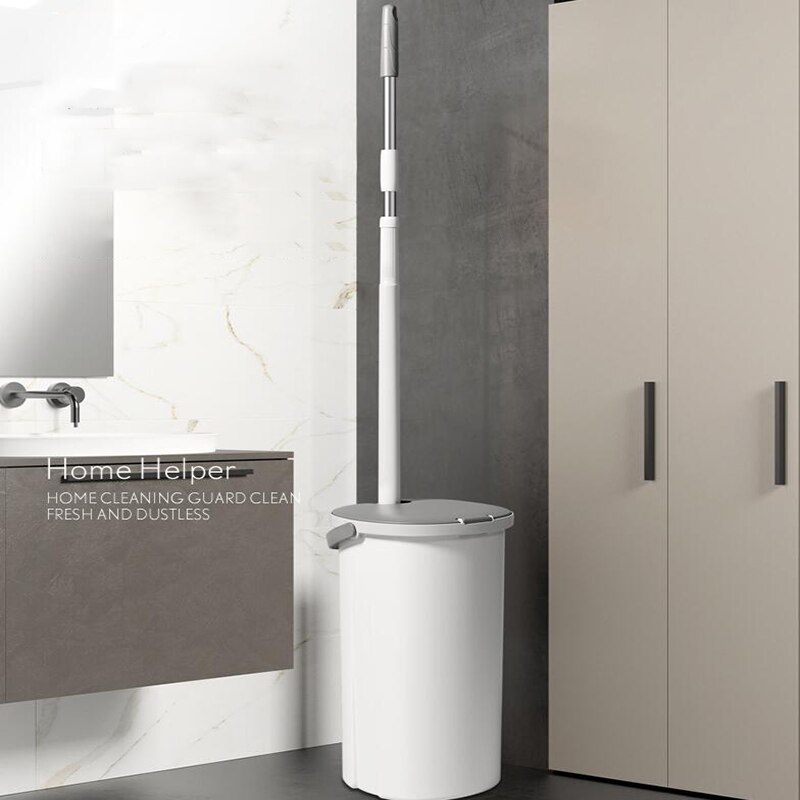 Squeeze Mop Microfiber Floor Mop Household Cleaning Floor Cleaning Brooms Mop Rag No Hand Washing Rotate 360 Degrees Adjustable