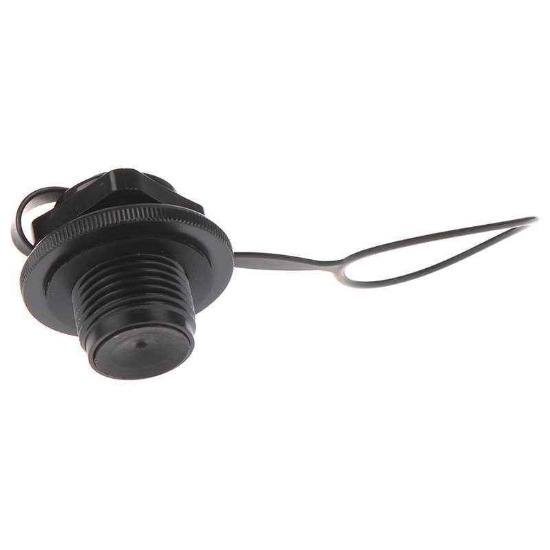 Válvula de aire negra, tapa de Sellado seguro para colchón inflable, cama de aire, 1 unidad