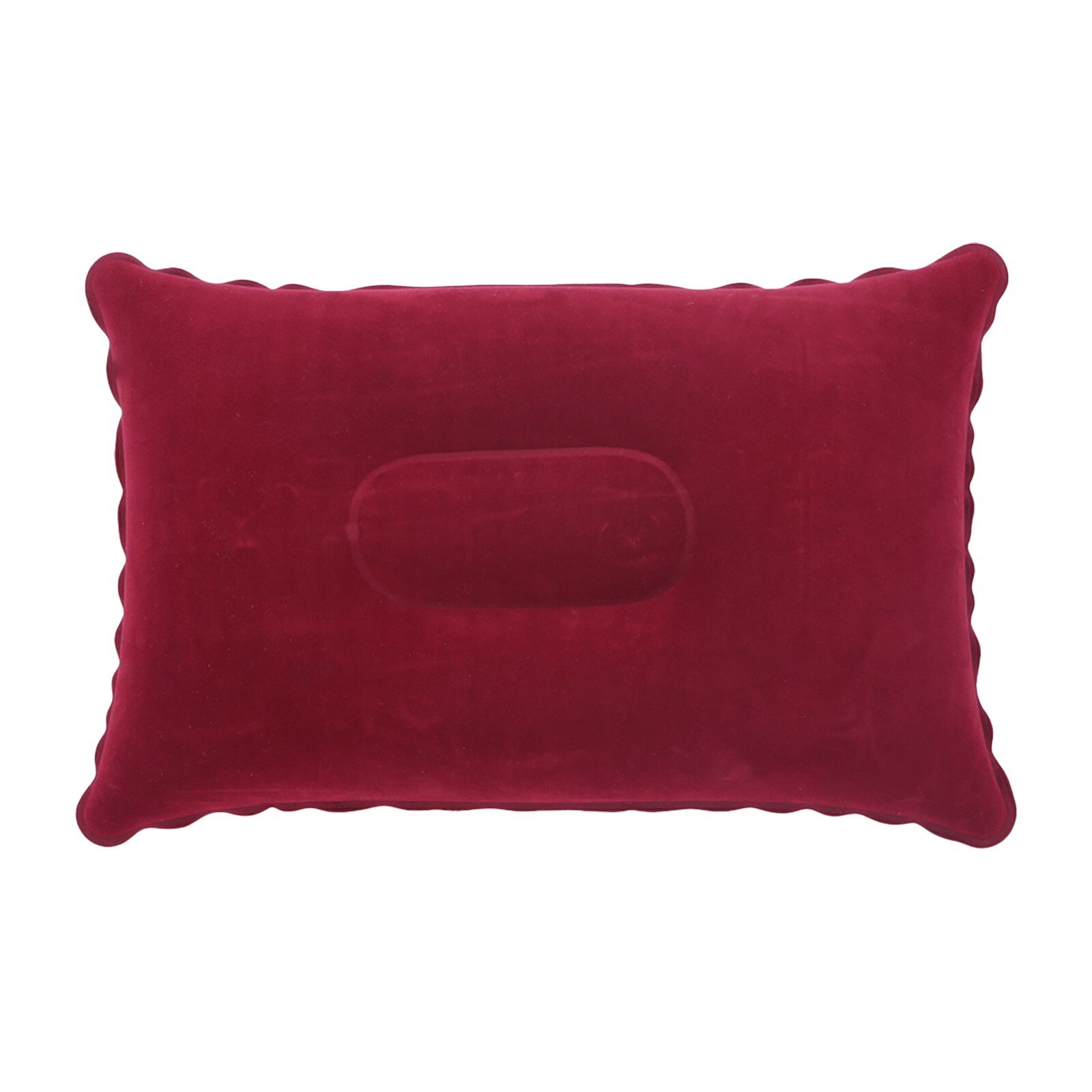 Coussin gonflable Portable de voyage, oreiller de camping, avion de plage, hôtel, repose-tête pour dormir: Watermelon Red