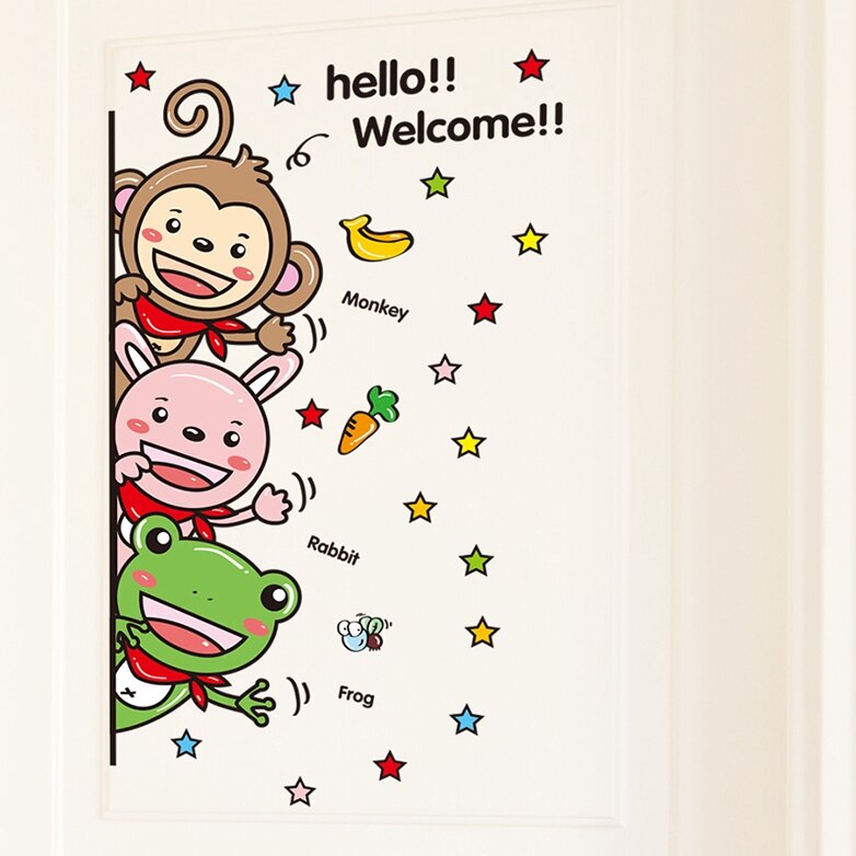 Pegatinas de pared autoadhesivas con de comida creativa para chica encantadora, decoración de pared de cocina, baño, niños, decoración de habitación, pegatinas de arte resistentes al agua DC5: C