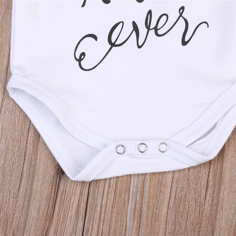 Newborn Toddler Baby Boys Girls Clothing Best Aunt Bodysuit Heart Letter Bodysuit Summer Baby Clothes