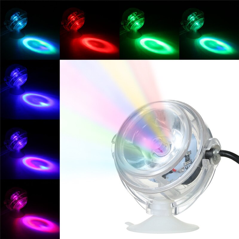 5V Kleurrijke Aquarium Led Verlichting Waterdichte Dompelpompen Led Aquarium Licht Onderwater Led Licht Elektronische Aquarium Lamp Eu: Multicolor