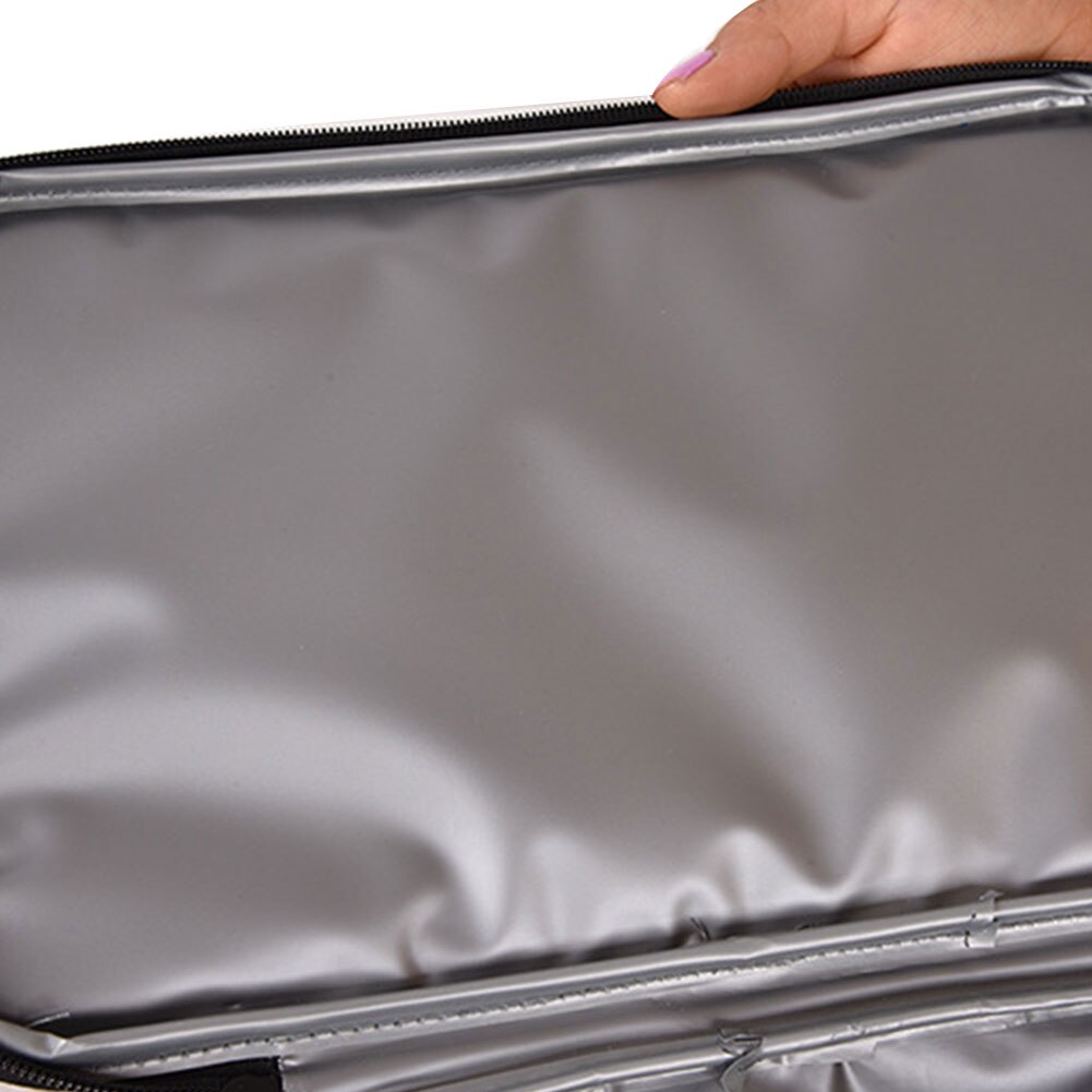 17L aislado de gran capacidad con correa Portátil Bolsa plegable para mantener el frío actividades al aire libre Picnic de almacenamiento de alimentos reutilizables de Camping